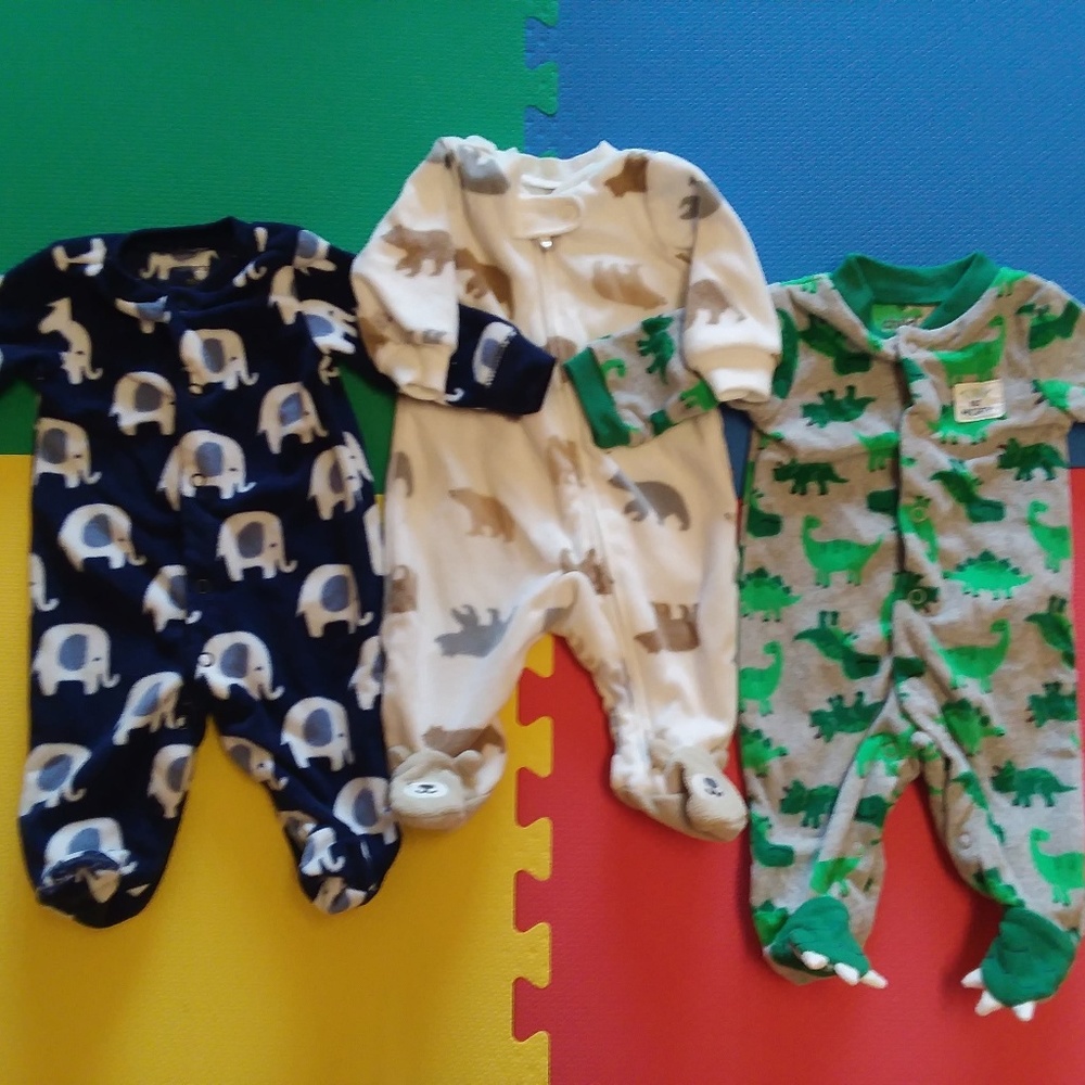 Newborn Fleece Footies